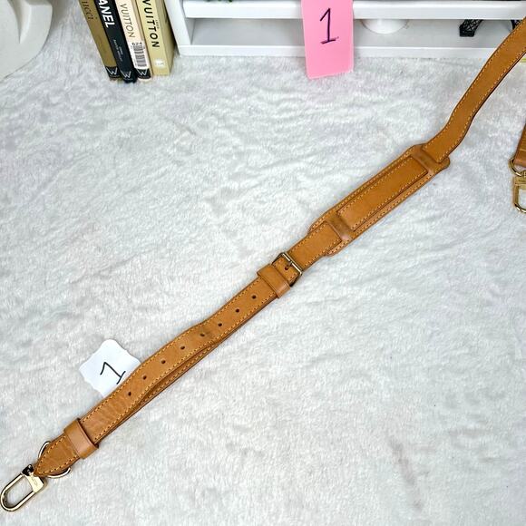 Louis Vuitton Vachetta leather Bandouliere Strap for Keepall travel bag! Nice! - Picture 6 of 12